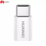 Adaptador OTG Micro USB Hembra a Tipo-C Macho Huawei 4071259 AP52 Blanco