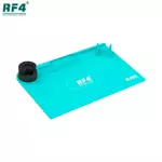 Alfombra antiestática RF4 P015 450mm (con Soporte para Smartphone y Portadestornilladores) Azul