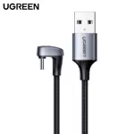 Cable de Datos de USB a Type-C Ugreen US311 70313 180° 18W (1m) Negro