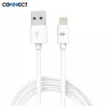 Cable Data USB a Lightning CONNECT MC-CLB1 (1m) Blanco