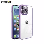 Carcasa Protectora Crystal Glass JMGOKIT para Apple iPhone 12 Pro Max Púrpura