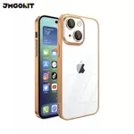 Carcasa Protectora Crystal Glass JMGOKIT para Apple iPhone 13 Dorado