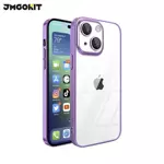 Carcasa Protectora Crystal Glass JMGOKIT para Apple iPhone 13 Púrpura