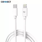 Cable Data Tipo-C a Lightning CONNECT MC-CLB2 (1m) Blanco