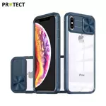 Estuche protector IE027 PROTECT para Apple iPhone X/iPhone XS Azul Marino