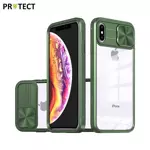 Estuche protector IE027 PROTECT para Apple iPhone X/iPhone XS Verde Oscuro
