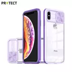 Estuche protector IE027 PROTECT para Apple iPhone XS Max Púrpura