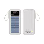 Batería externa Power Bank 20000mAh Solares Blanco