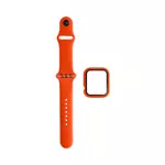 Protección de Silicona para el Apple Watch 44mm con Pulsera Deportiva (10) Orange
