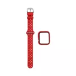 Protección de Silicona para el Apple Watch 38 mm con Correa con Hebilla (1) Rojo